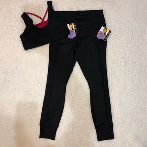 Avia leggings and bra set